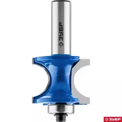 ЗУБР 34.9 x 29 мм, радиус 9.5 мм, фреза полустержневая с подшипником, Профессионал (28722-34.9)