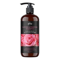 PLU  Парфюмированный шампунь для волос с ароматом розы -  Nature and Perfume Shampoo Rose Blossom ,1л