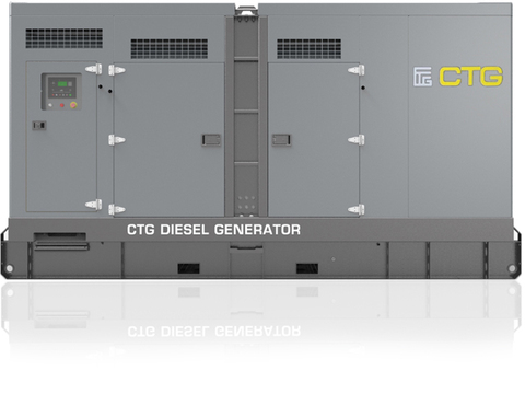 Дизельный генератор CTG 200C в кожухе