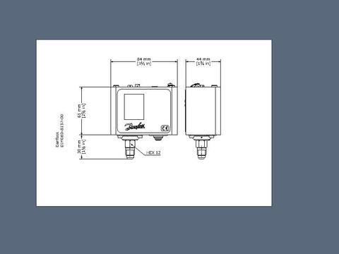 Реле давления KP6B Danfoss 060-519166