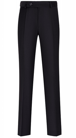 Черные брюки зауженного силуэта STENSER