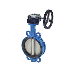 Затвор дисковый поворотный чугун Ду 600 Ру10/16 межфл с редуктором диск нерж манжета EPDM EURO Benarmo