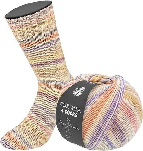 Пряжа Lana Grossa Cool Wool 4 Socks Print 7762