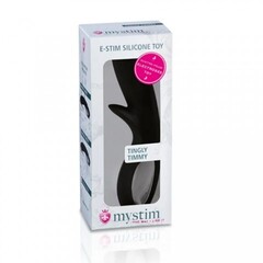 Стимулятор Mystim Tingly Timmy E-Stim серебряный (электростимуляция)