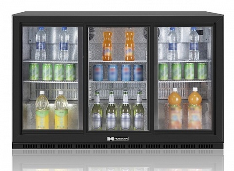 Холодильный барный шкаф Hurakan HKN-DB335S