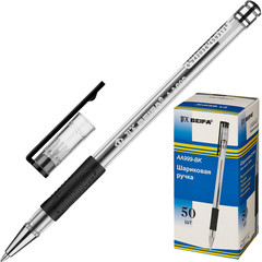 Ручка шариковая Beifa АА 999 черная (толщина линии 0.5 мм)