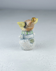 Керамическая статуэтка «Хрюша-снеговик», Falco Ceramic