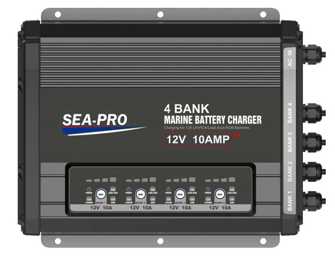 Зарядное устройство Sea-Pro (4х12В AGM, LEAD-ACID, LiFePo4)