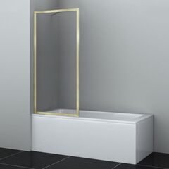 WasserKRAFT Abens 20W01-80 Brushed gold Fixed Стеклянная шторка фото