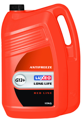 Антифриз Luxe Long Life красный G12+ 10 кг