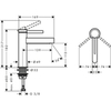 Hansgrohe Finoris 76023700 Смеситель для раковины, белый матовый