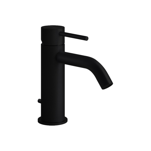 Gessi Flessa 54001/299 Смеситель для раковины, Gessi, Flessa, тип открывания воды-однорычажный, отверстия для монтажа-1, высота, мм-159, вынос излива, мм-123, донный клапан-есть, тип подводки-гибкая, стандарт подвода воды-3/8", цвет-Black XL