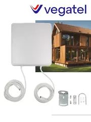 Антенна 4G 3G ANT-1700-2700-PO-15 (F - SMA, MIMO, 5м)