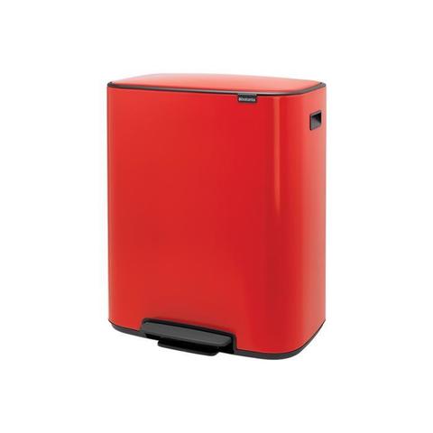 Мусорный бак Bo Pedal Bin 2x30л Brabantia Пламенно-красный
