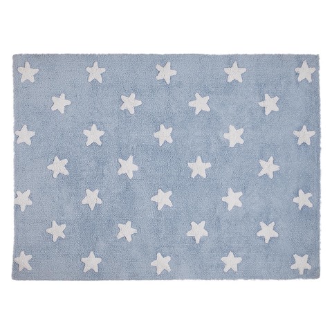 Ковер Звезды Stars  (голубой с белым) 120*160