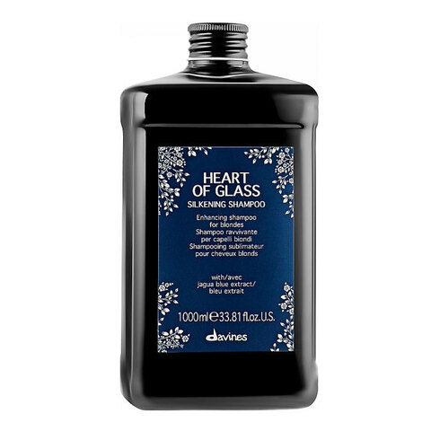 Davines Heart Of Glass Silkening Shampoo - Шампунь для сияния блонд