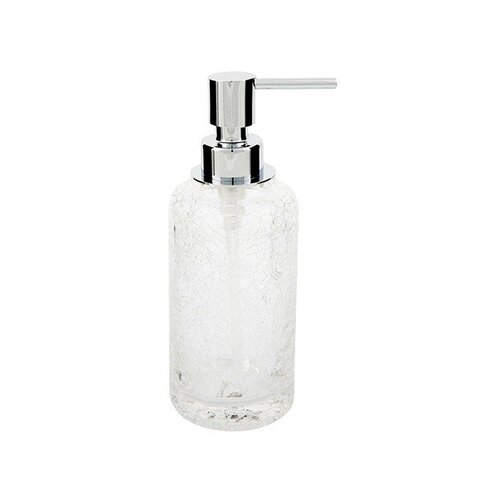 Decor Walther 0932800 Decor Walther Crack SSP Дозатор для мыла, настольный, французское стекло Craquele, цвет: хром