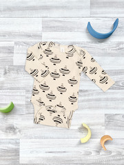 Боди Mjölk Юла с длинным рукавом