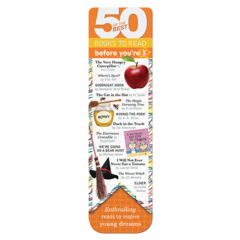 50 Books bookmarks