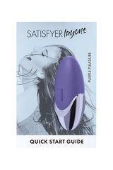 Фиолетовый вибромассажер Satisfyer Layons Purple Pleasure - 