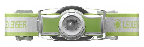 Фонарь налобный Led Lenser MH5 зеленый/белый лам.: светодиод  400lx (501952)