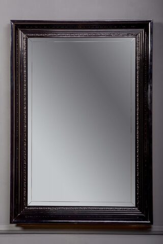 Зеркало Terso черный глянец с подсветкой Boheme 557