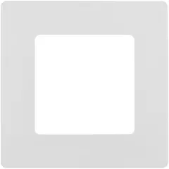 Etika Рамка 1 белая  672501