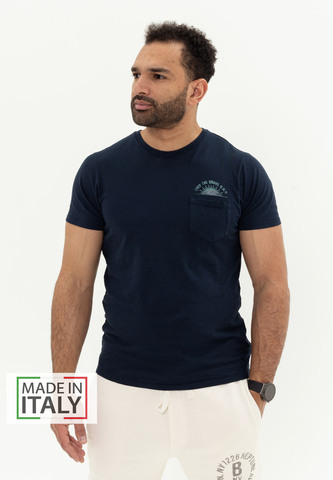 Футболка Bowery NYC "Only The Brave" Slub Navy