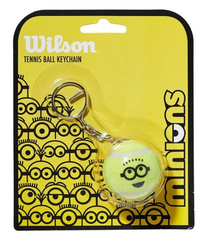 Брелок Wilson Minions 3.0 Tennis Ball Keychain - yellow/black