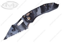 Нож Microtech Stitch Auto 169-3UCS Urban Camo Signature Serrated 