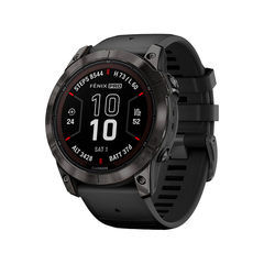 Умные часы Garmin Fenix 7X, 51mm, Solar Slate Gray with Silicone Black Band (010-02541-01)