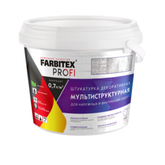Штукатурка декоративная мультиструктурная FARBITEX PROFI