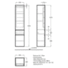 Пенал 39 см Keramag Renova Nr. 1 Plan 869003000