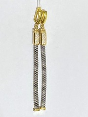 Сеточка (серьги из серебра)