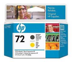Печатающая головка №72 для HP DesignJet T610/T1100 матовая черная и желтая (C9384A)