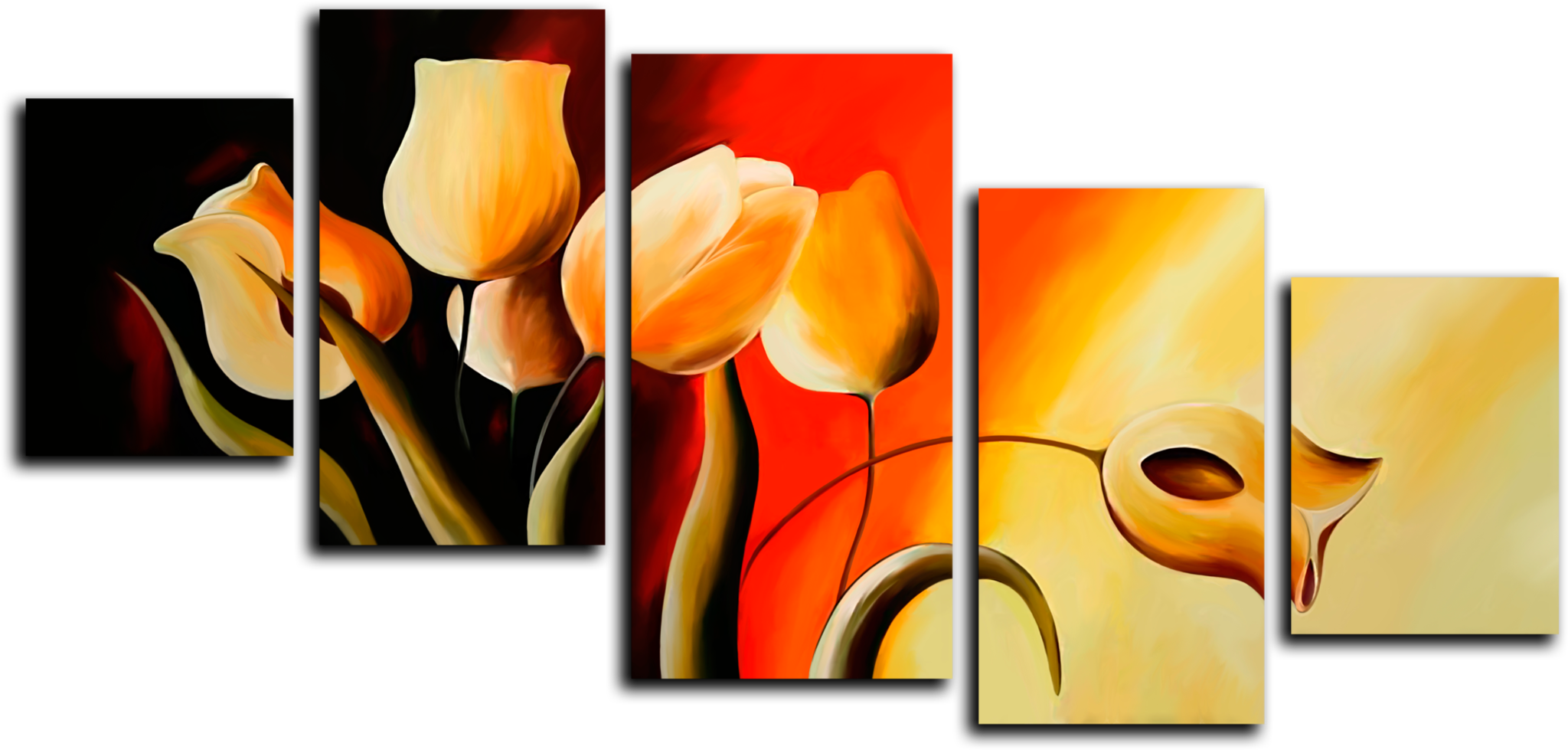 Модульные картины Модульная картина "Огненный тюльпан" М125.png
