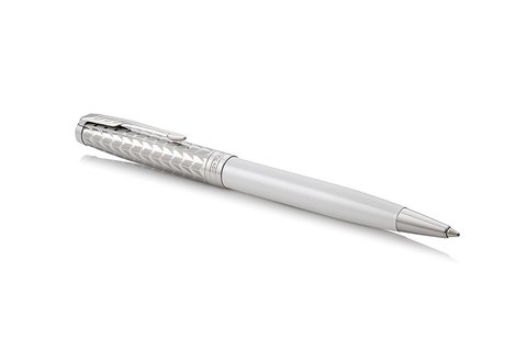 Ручка шариковая Parker Sonnet Premium, Metal&Pearl PGT CT (1931550)