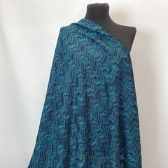 Ткань трикотаж Missoni  темно-зеленый цвет 3141