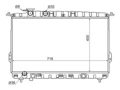 РАДИАТОР SONATA ТАГАЗ МКПП SAT