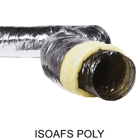 Воздуховод гибкий теплоизолированный Ровен ISOAFS-POLY 127 мм х 10 м