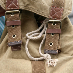 Винтажный рюкзак из ткани Virginland VIR-51 blue