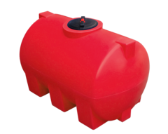 Ёмкость горизонтальная 1000л усиленная для перевозки Политим 1000 л. горизонтальный (1650x965x990см;красный) - арт.560713