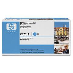 Картридж HP C9731A cyan - голубой тонер-картридж для принтеров HP Color LaserJet 5500/5500N/5500DN/5550/5550N/5550DN