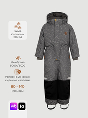 Комбинезон мембранный зимний Mjölk Grey Crumbs, утеплитель 250гр/м2