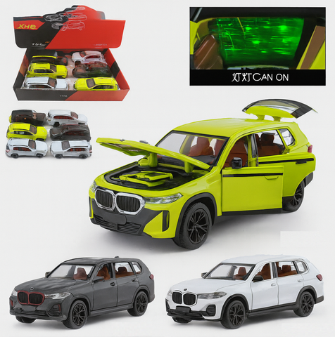 Машина металлическая БМВ ХМ 6 в уп 22 см