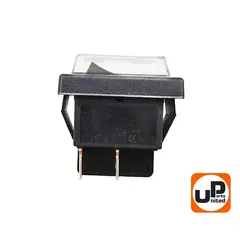 Выключатель UNITED PARTS KCD4, 250В, 16А, 4 контакта, с пылезащитой (31х25мм) (90-0300)