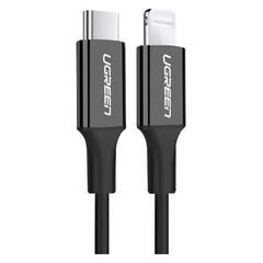 Кабель UGREEN US171 (60752) USB-C to Lightning Cable Nickel Plating ABS Shell 2м черный