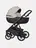 Коляска 2 в 1 Riko Basic Montana Ecco цвет 31 Light Silver-Black (св.серый-черный)