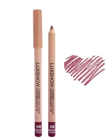 VITEX LUXSHOW Карандаш для губ контурный стойкий, тон 06 Пыльная роза