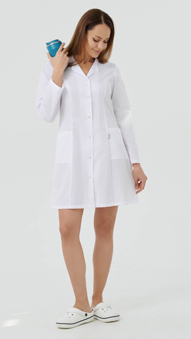 Халат медицинский Мини на кнопках
